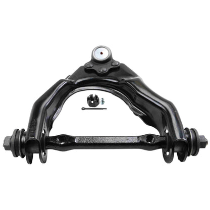 Moog Control Arm, Front Upper, Passenger Side, Steel, Black, Dodge, Each
