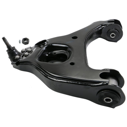 Moog Control Arm, Front Lower, Passenger Side, Steel, Black, Chevy