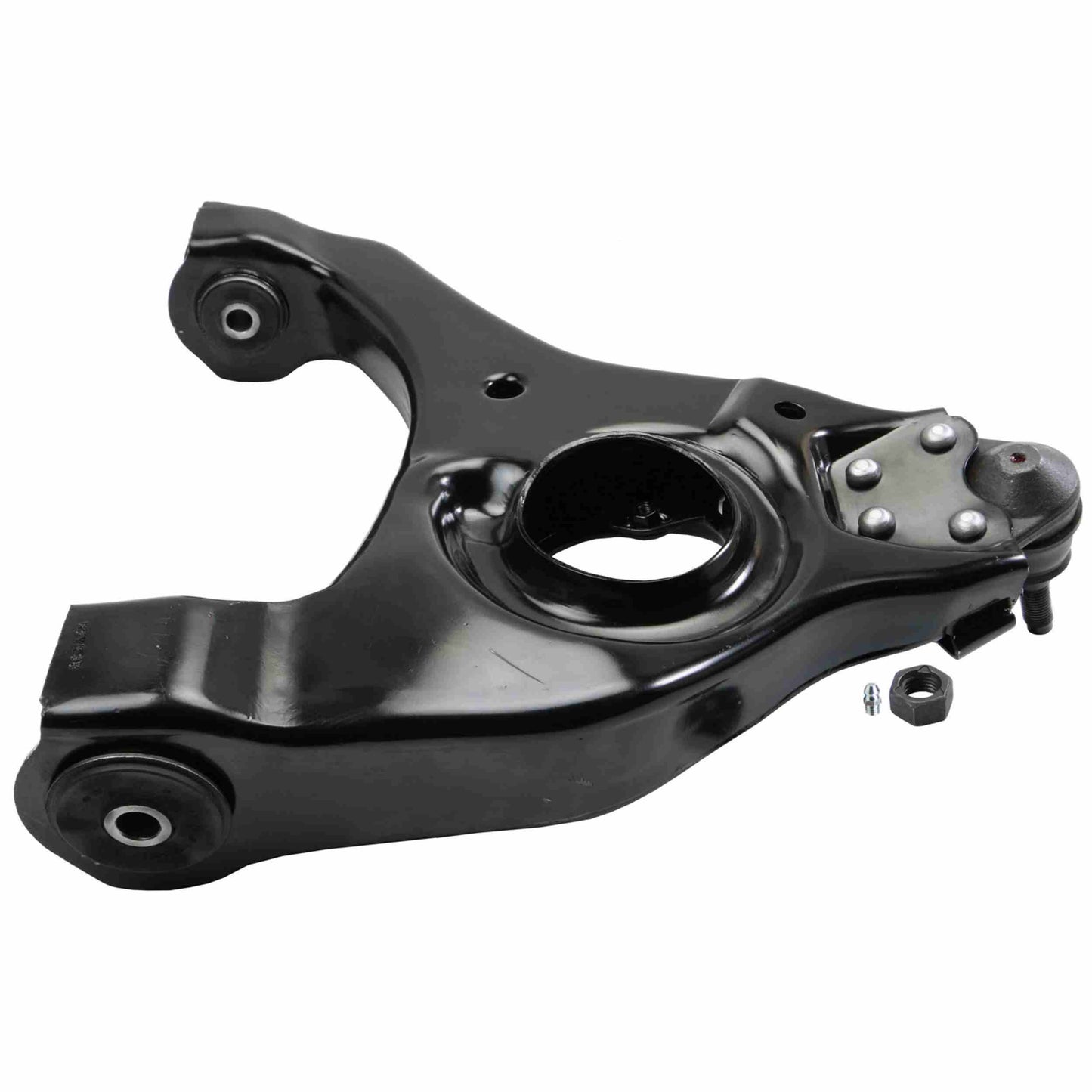 Moog Control Arm, Front Lower, Passenger Side, Steel, Black, Chevy