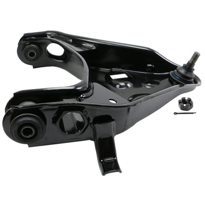 Moog Control Arm, R-Series, Passenger Side Front Lower, Steel, Black, Ford,