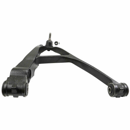 Moog Control Arm and Ball Joint Assembly:Front Lower,Steel,Black