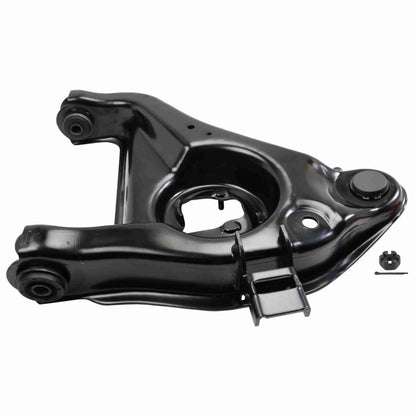 Moog Control Arm and Ball Joint Assembly:Front Lower,Steel,Black,Ford,Mazda