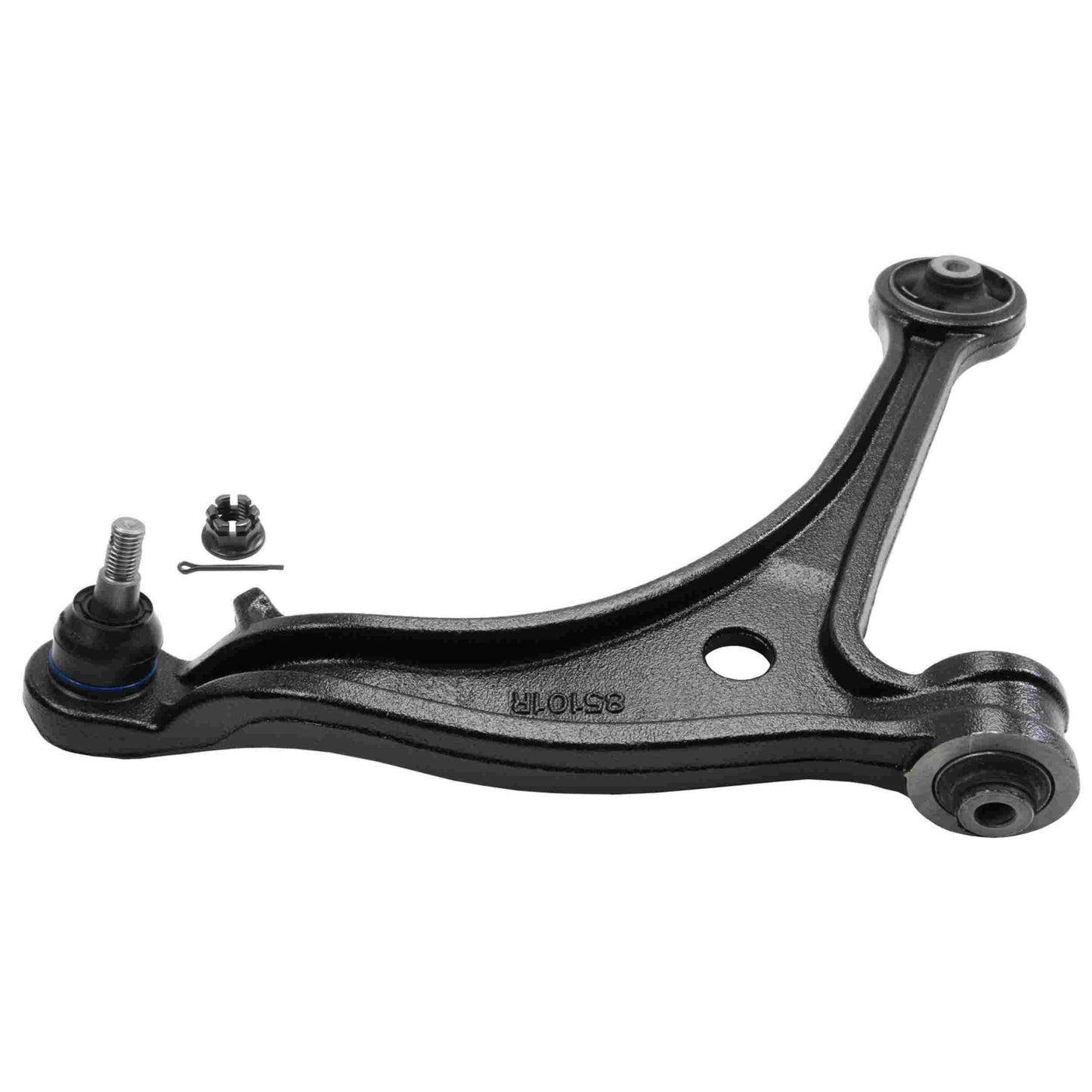 Moog Control Arm, Front Lower, Passenger Side, Steel, Black, for use on Hon