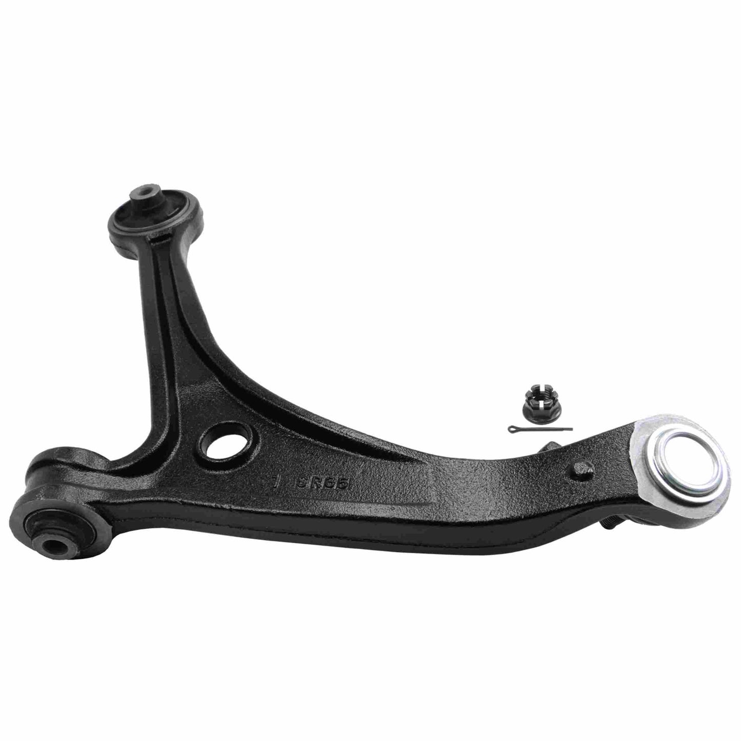 Moog Control Arm, Front Lower, Passenger Side, Steel, Black, for use on Hon