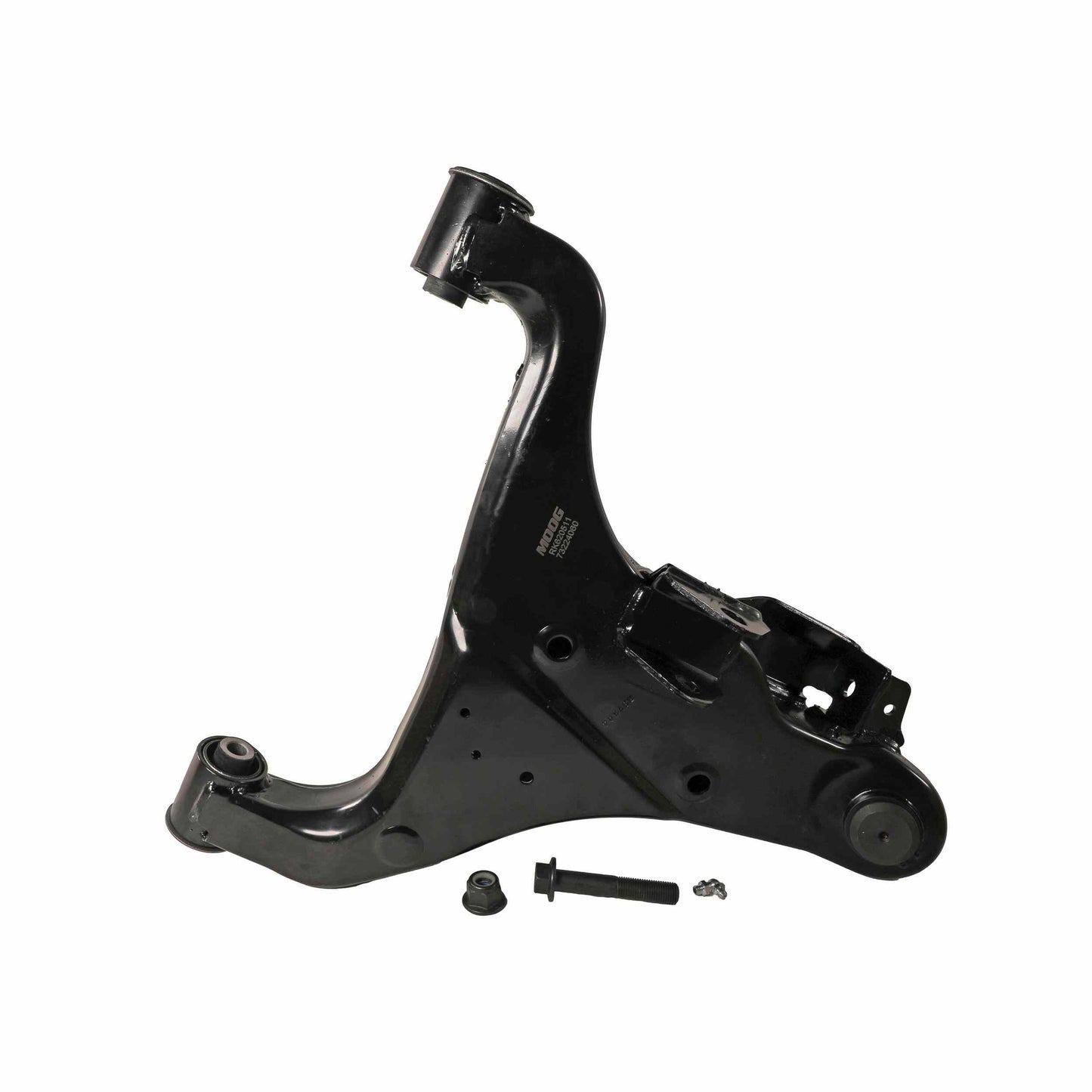 Moog Control Arm,Front Lower,Passenger Side,Steel,Black,Infiniti