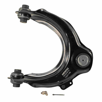Moog Control Arm, Front Upper, Passenger Side, Steel, Black