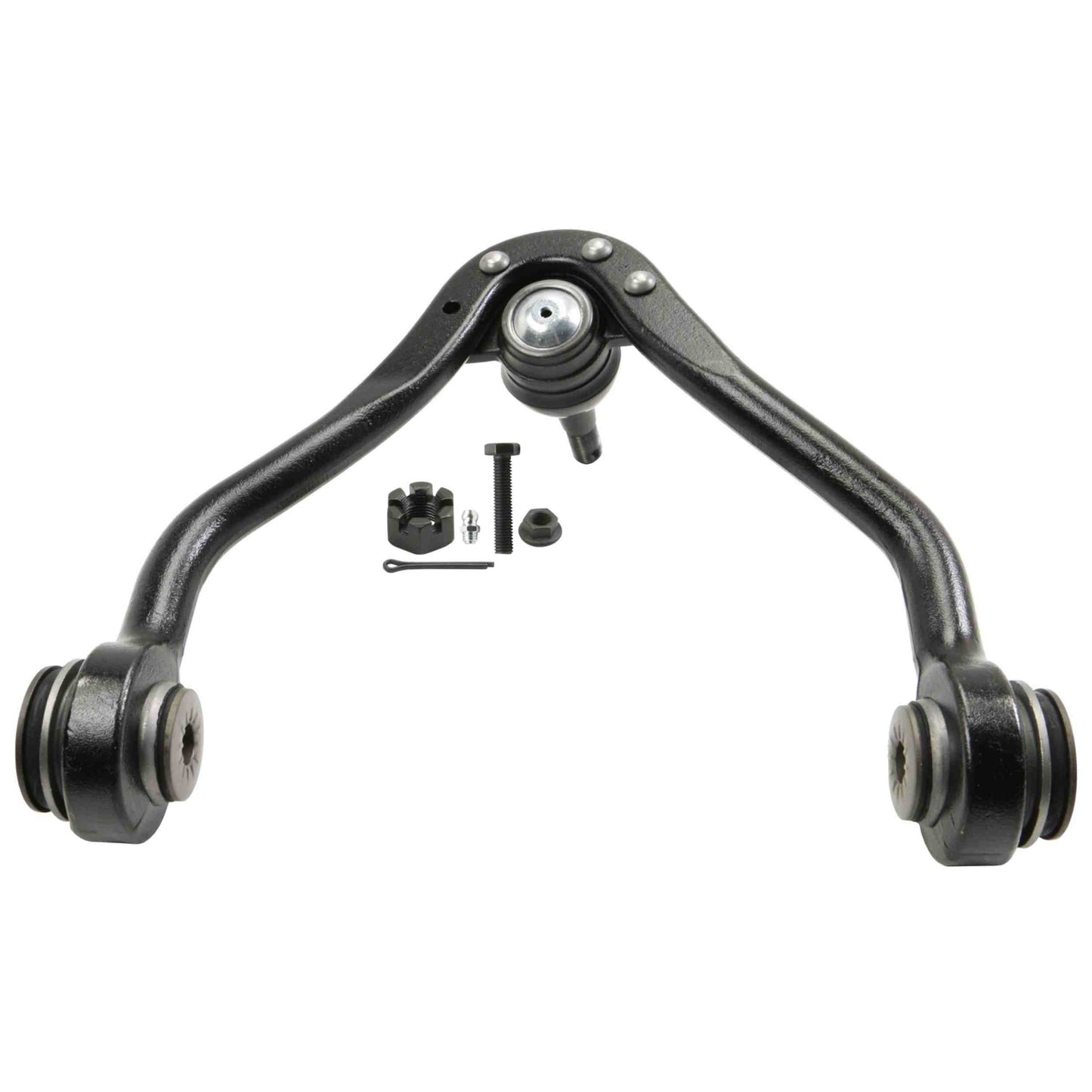 Moog Control Arm, Front Upper, Passenger Side, Steel, Black, Chevy, GMC, 8