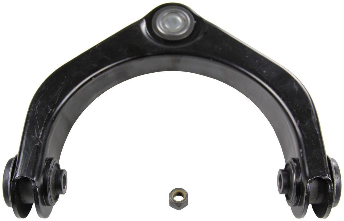 Moog Control Arm and Ball Joint Assembly:Replacement,Steel, Black
