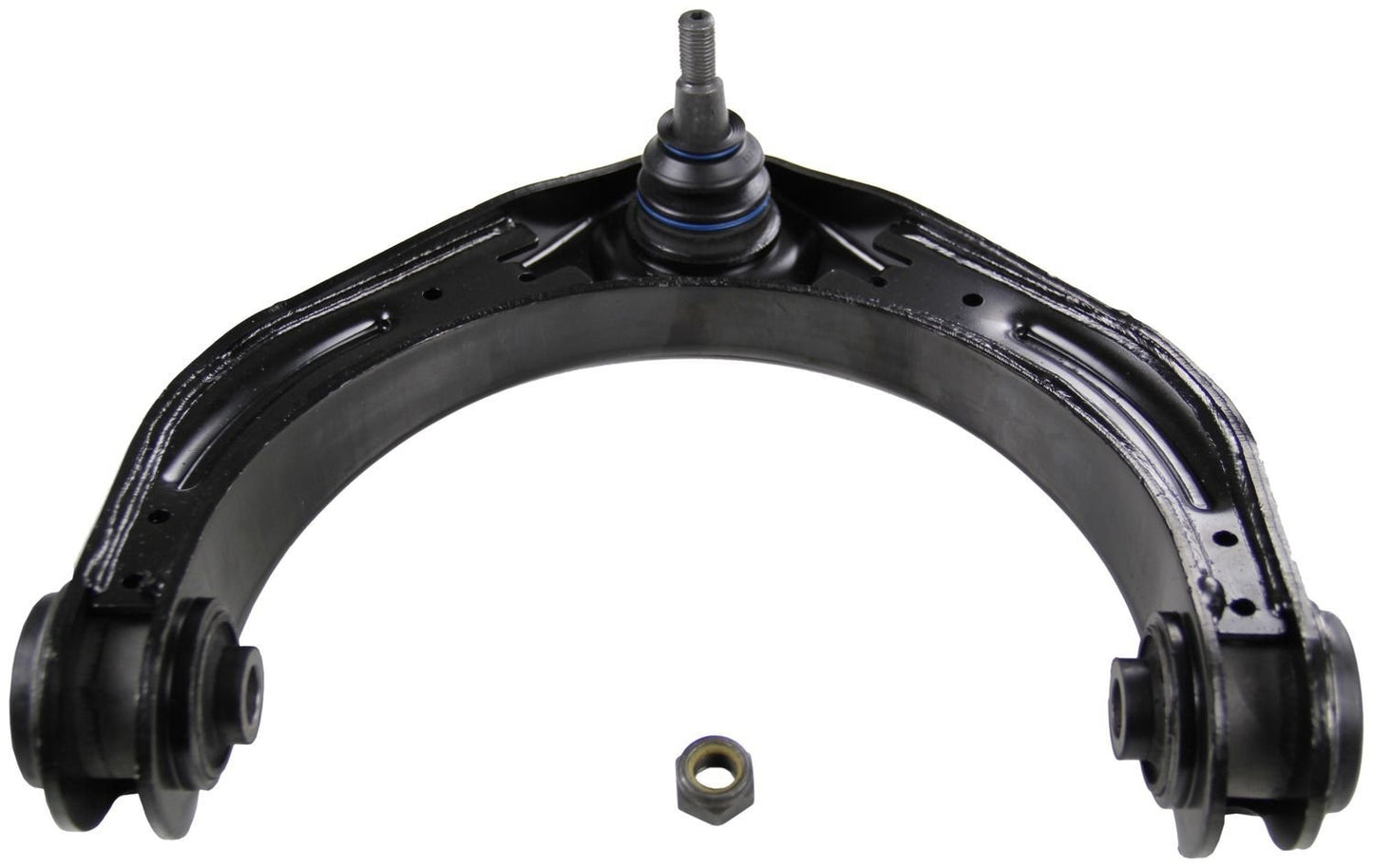 Moog Control Arm and Ball Joint Assembly:Replacement,Steel, Black