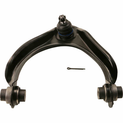 Moog Control Arm, Front Upper, Passenger Side, Steel, Black