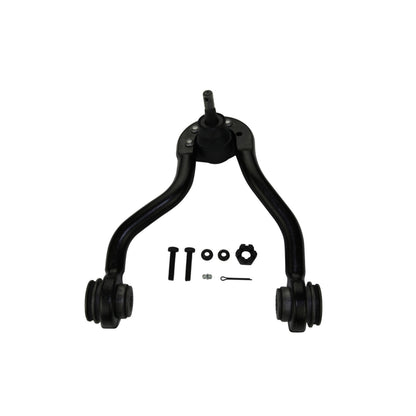Moog Control Arm and Ball Joint Assembly:Front Upper,Steel,Black,Chevy,GMC