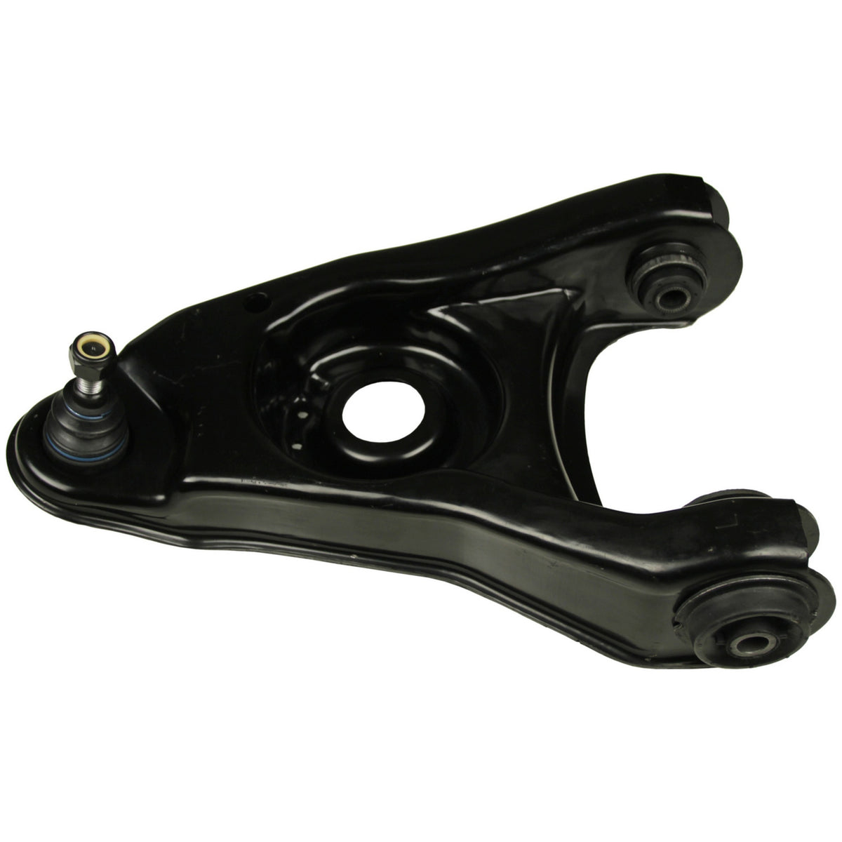 Moog Control Arm and Ball Joint Assembly:Driver Side,Steel,Black