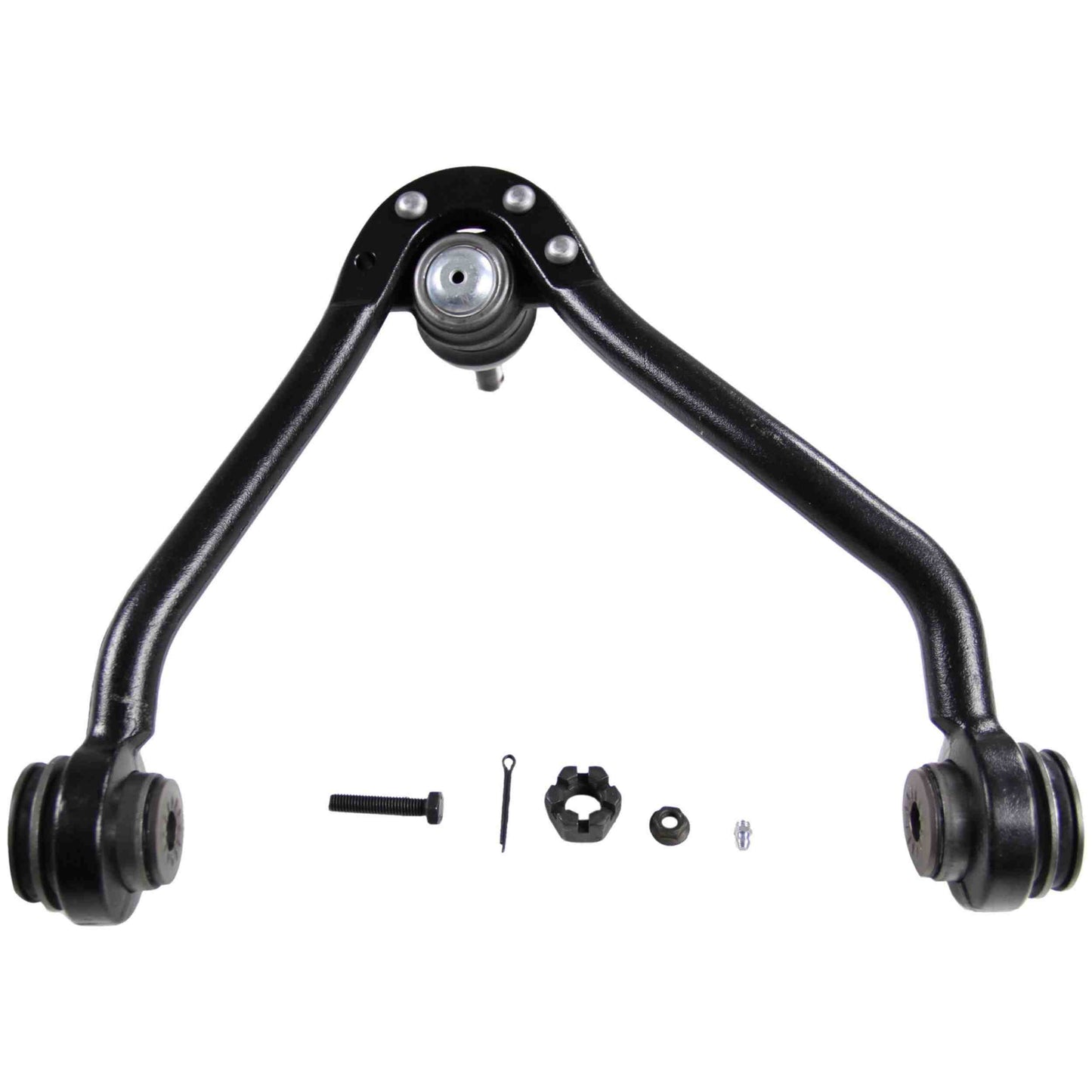 Moog Control Arm, Front Upper, Passenger Side, Steel, Black, Chevy,