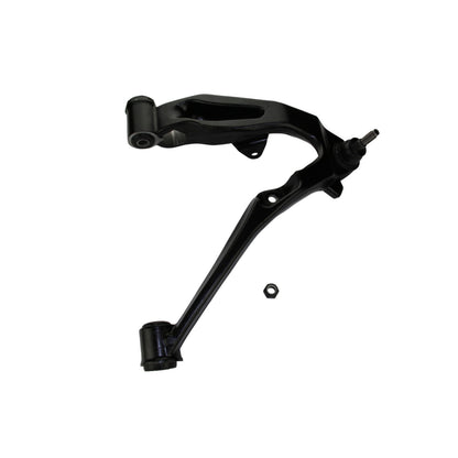 Moog Front Control Arm, Rubber Bushing, Black Painted, Cadillac, Chevy