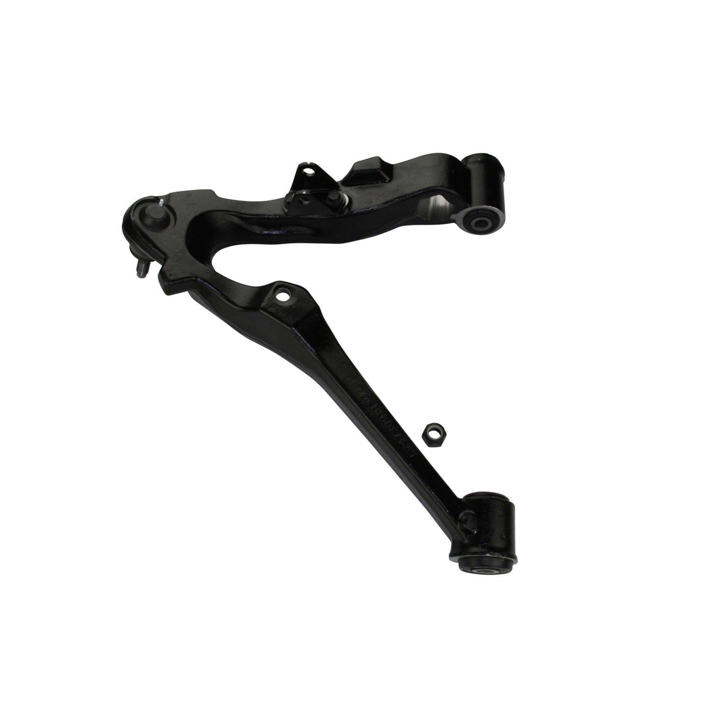 Moog Front Control Arm, Rubber Bushing, Black Painted, Cadillac, Chevy