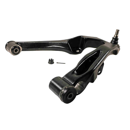 Moog Front Control Arm, Rubber Bushing, Black Painted, Cadillac, Chevy