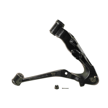 Moog Front Control Arm, Rubber Bushing, Black Painted, Cadillac, Chevy