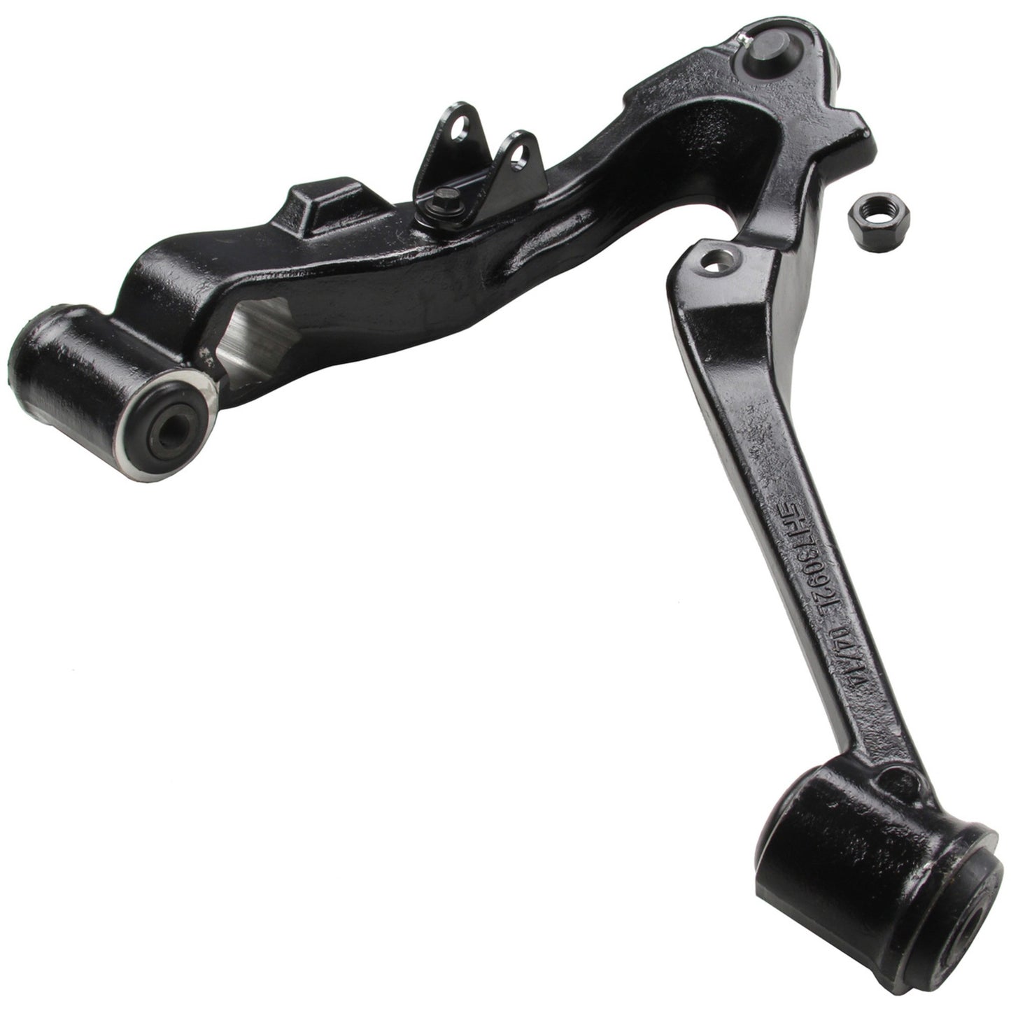 Moog Front Control Arm, Rubber Bushing, Black Painted, Cadillac, Chevy