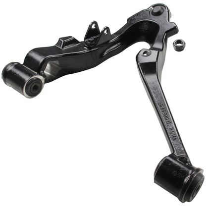 Moog Front Control Arm, Rubber Bushing, Black Painted, Cadillac, Chevy