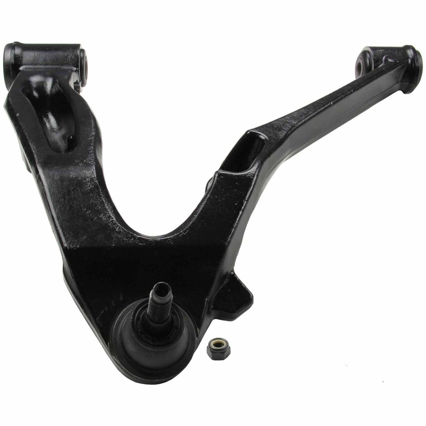 Moog Front Control Arm, Rubber Bushing, Black Painted, Cadillac, Chevy