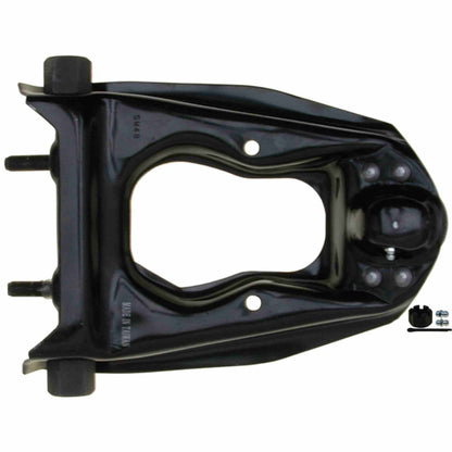 Moog Control Arm and Ball Joint Assembly:R-Series,Front Upper,Steel,Black