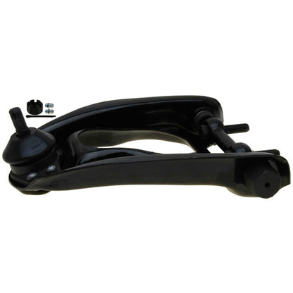 Moog Control Arm and Ball Joint Assembly:R-Series,Front Upper,Steel,Black
