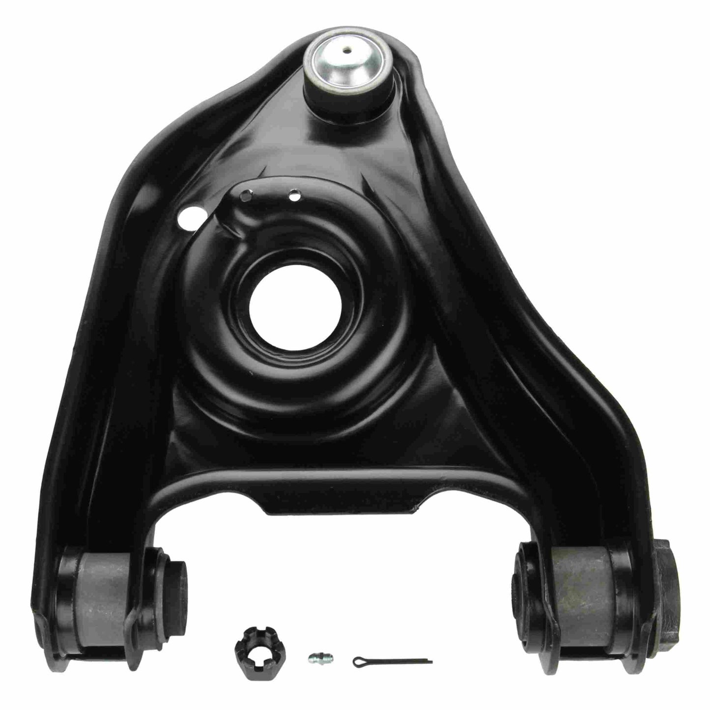 Moog Control Arm and Ball Joint Assembly:R-Series,Steel,Black,Ford