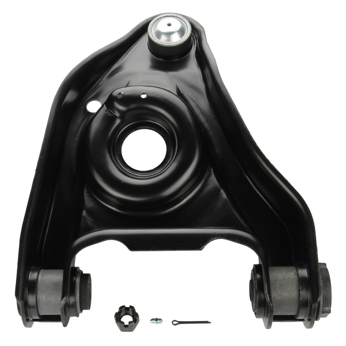 Moog Control Arm and Ball Joint Assembly:R-Series,Steel,Black,Ford