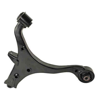 Moog Control Arm:Front Lower, Driver Side, Steel, Black