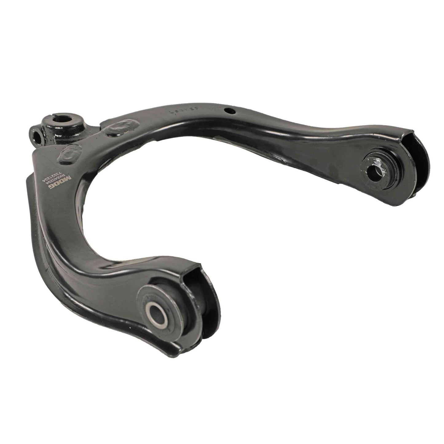 Moog Control Arm:Front Upper, Driver Side, Steel, Black, Buick, Chevy, Gmc