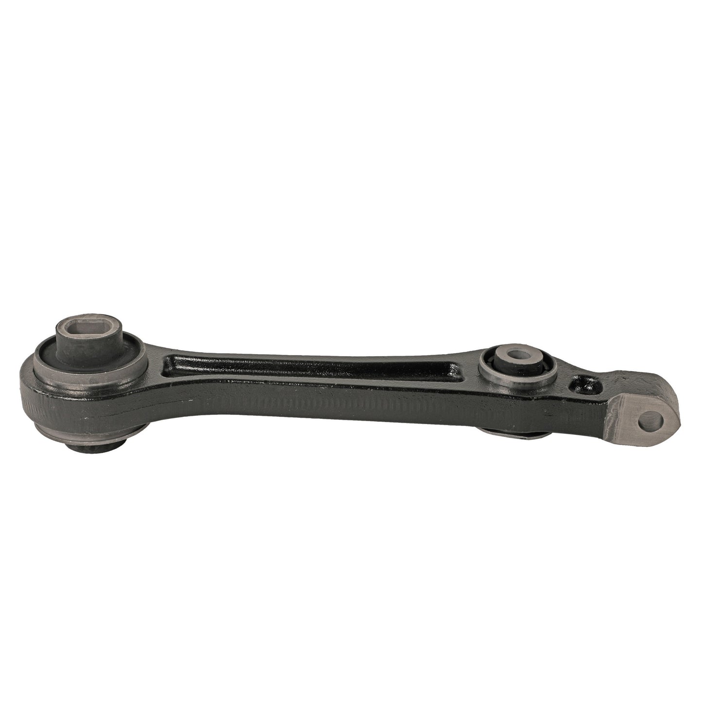 Moog Front Control Arm:Rubber Bushing,Black Painted,Chrysler,Dodge