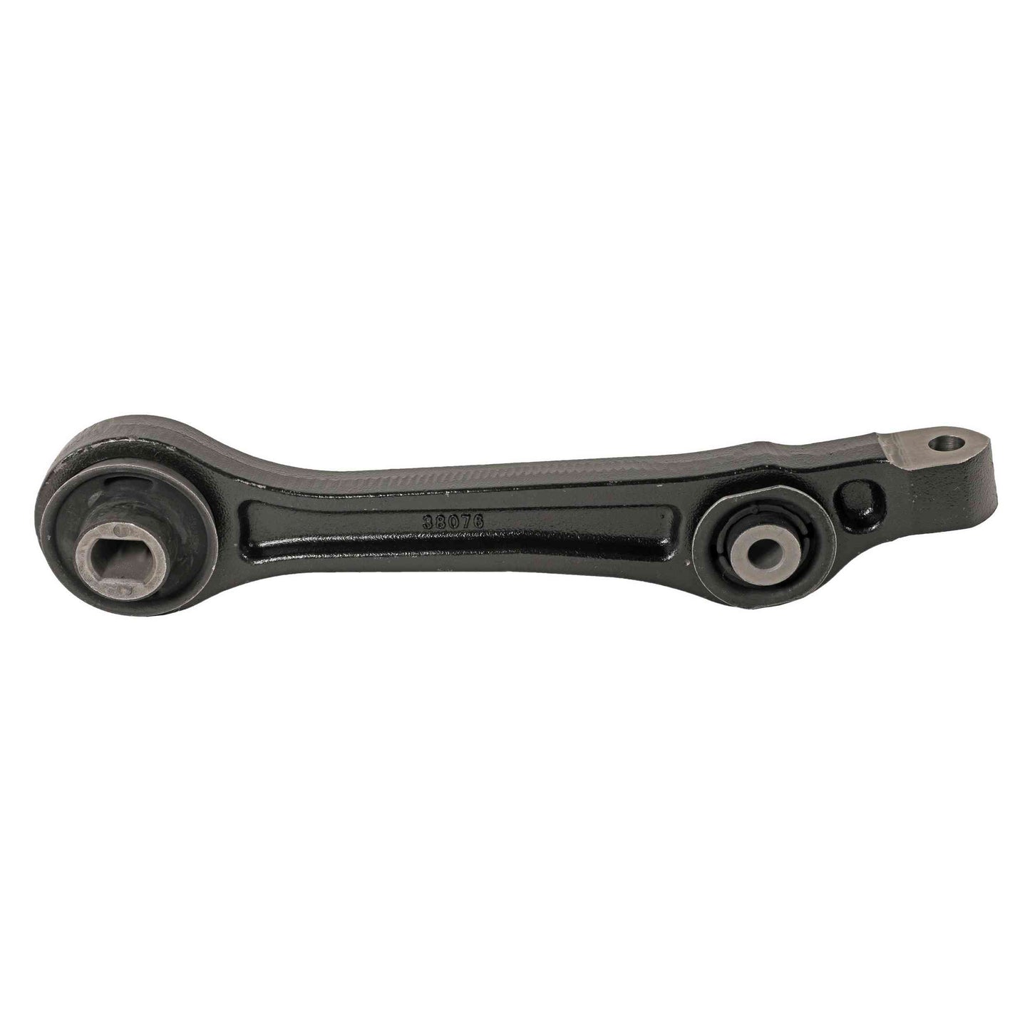 Moog Front Control Arm:Rubber Bushing,Black Painted,Chrysler,Dodge