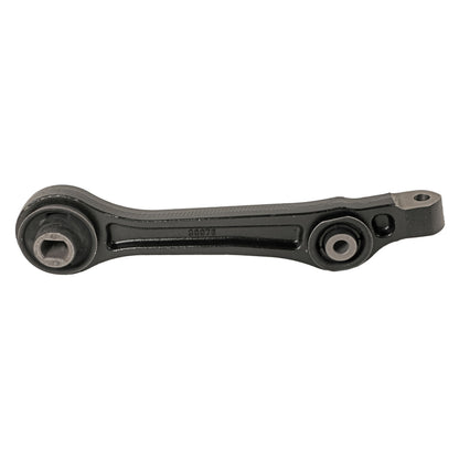 Moog Front Control Arm:Rubber Bushing,Black Painted,Chrysler,Dodge