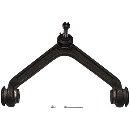 Moog Control Arm and Ball Joint Assembly:Passenger Side,Steel,Black