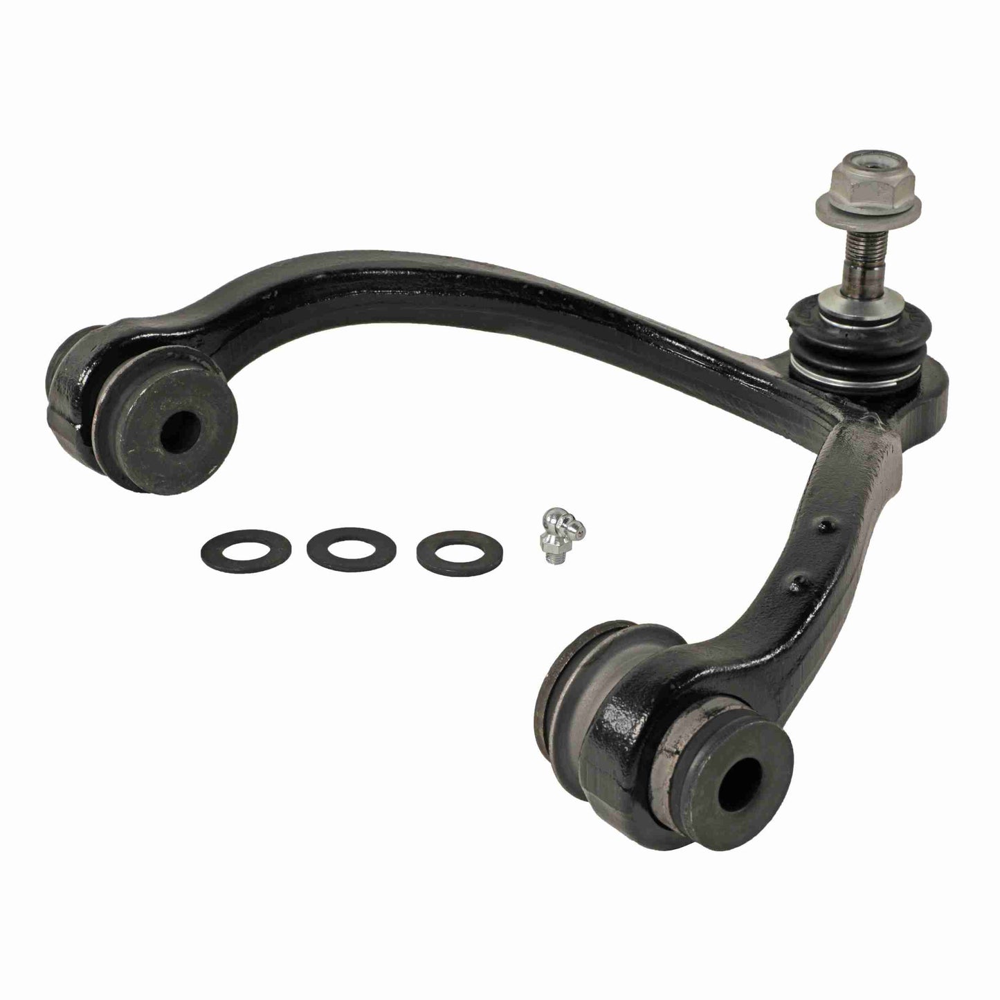 Moog Control Arm,Front Upper,Passenger Side,Steel,Black,Ford