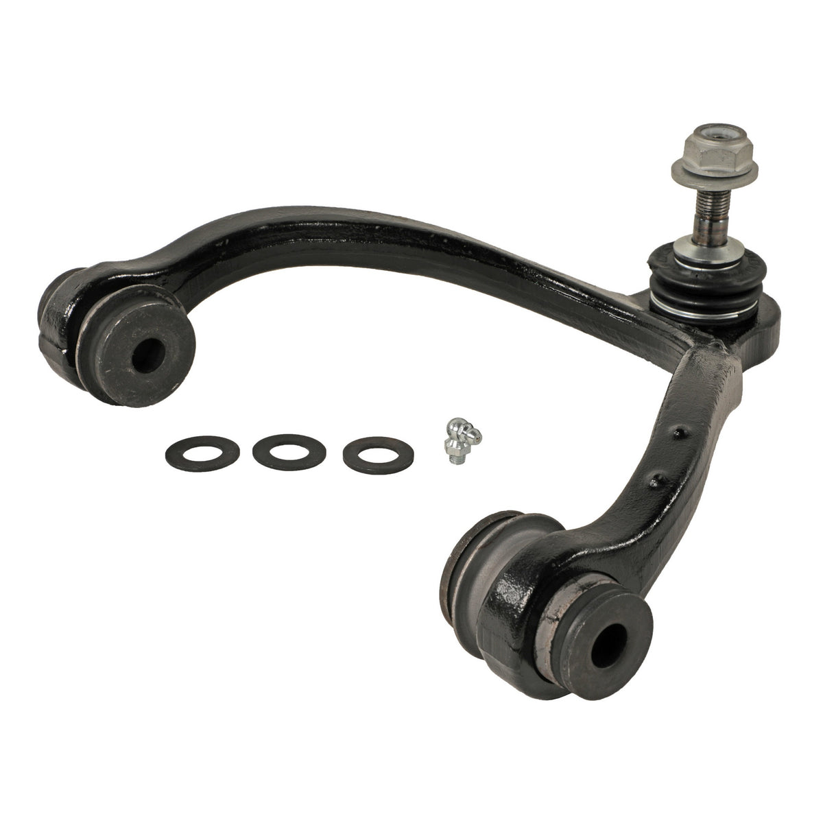Moog Control Arm,Front Upper,Passenger Side,Steel,Black,Ford