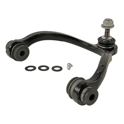 Moog Control Arm,Front Upper,Passenger Side,Steel,Black,Ford