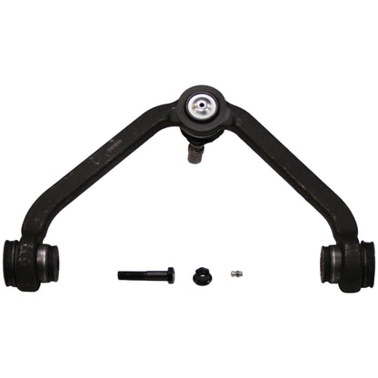 Moog Control Arm,Front Upper,Passenger Side,Steel,Black,Fits