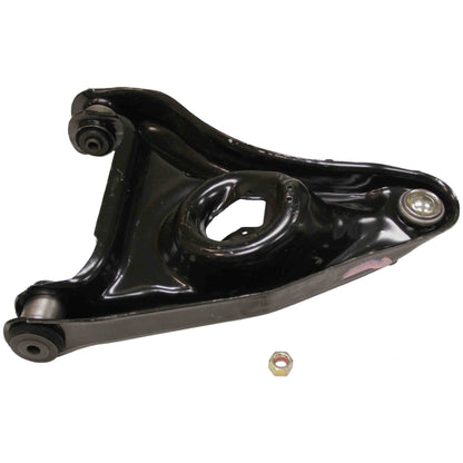 Moog Control Arm, Front Lower, Passenger Side, Steel, Black, Ford, Lincoln,