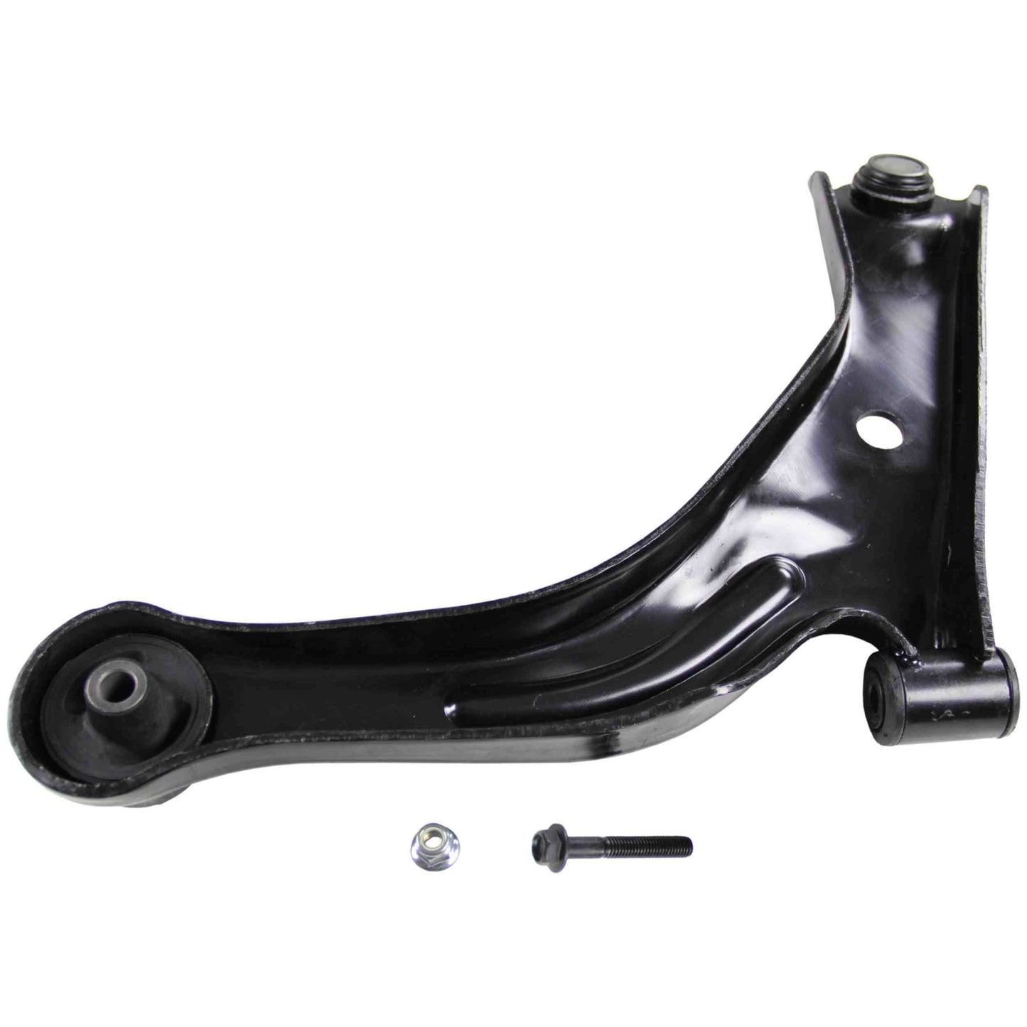Moog Control Arm,Front Lower,Passenger Side,Steel,Black,Ford