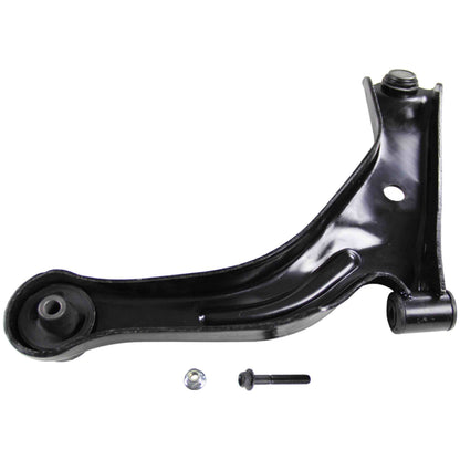 Moog Control Arm,Front Lower,Passenger Side,Steel,Black,Ford