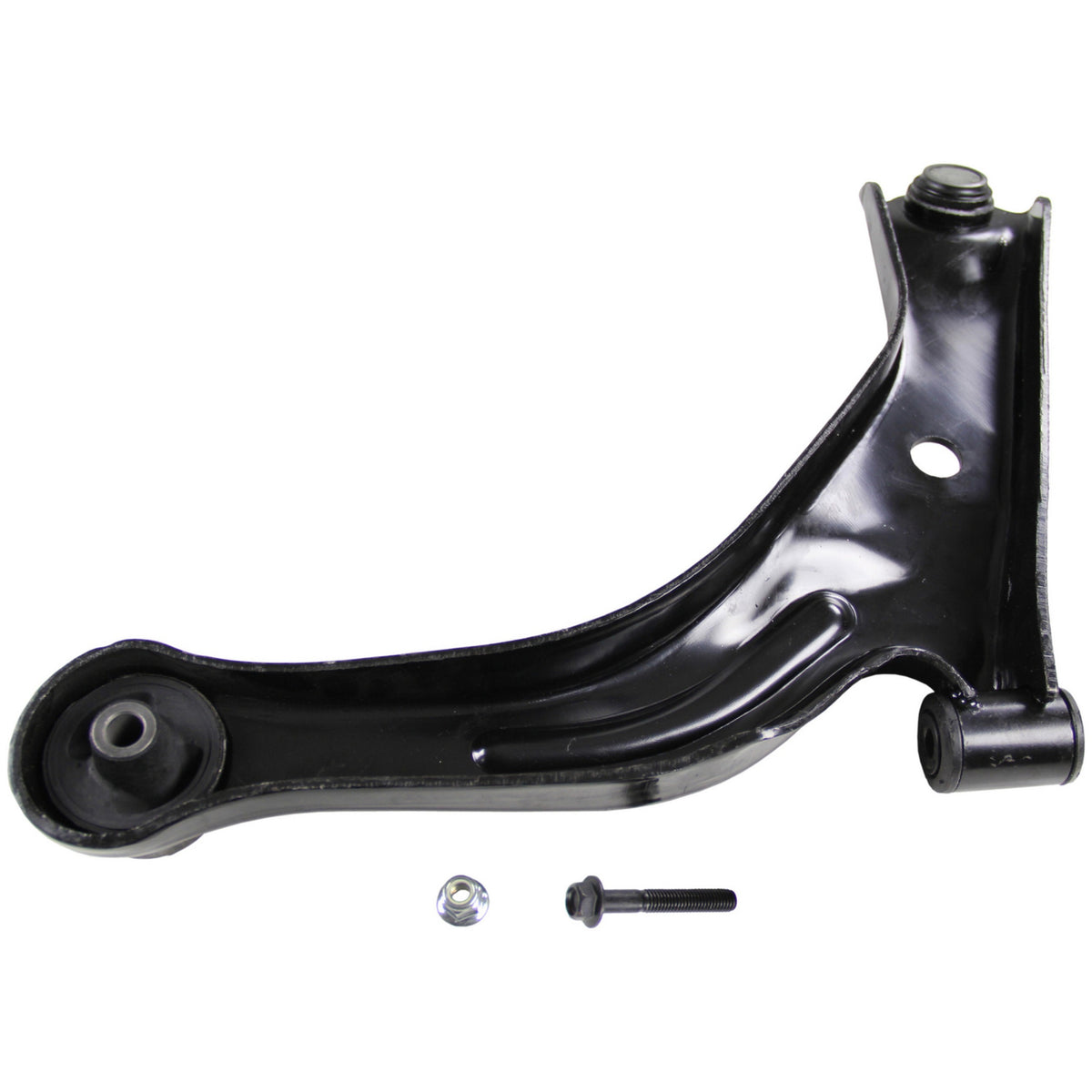 Moog Control Arm,Front Lower,Passenger Side,Steel,Black,Ford