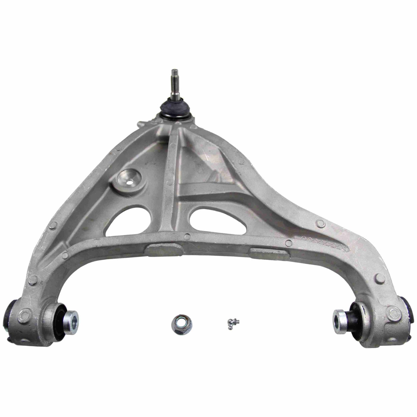 Moog Control Arm, Front Lower, Passenger Side, Steel, Black, Ford, Lincoln