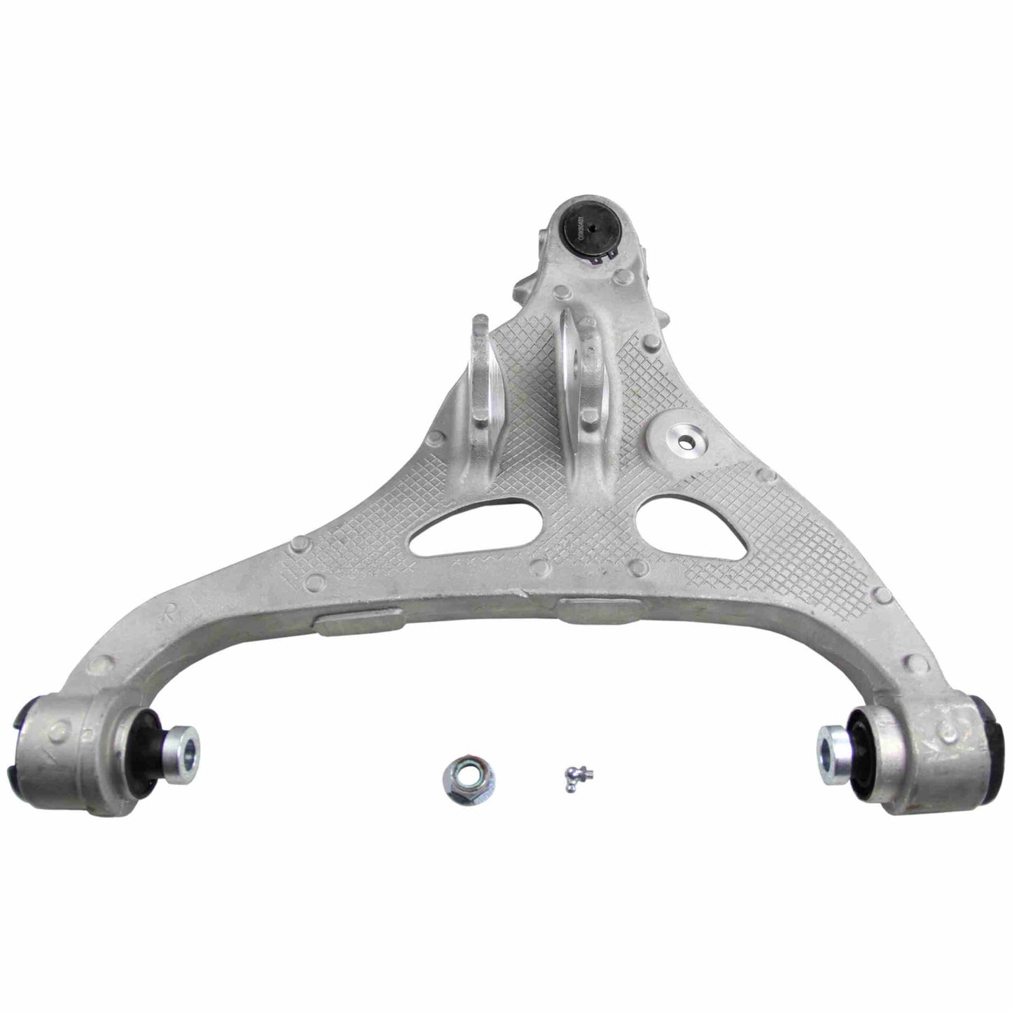 Moog Control Arm, Front Lower, Passenger Side, Steel, Black, Ford, Lincoln