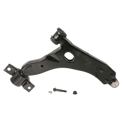 Moog Control Arm and Ball Joint Assembly:Front Lower,Steel,Black