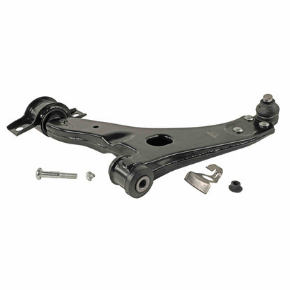 Moog Control Arm, Front Lower, Driver Side, Steel, Black, Ford, Each
