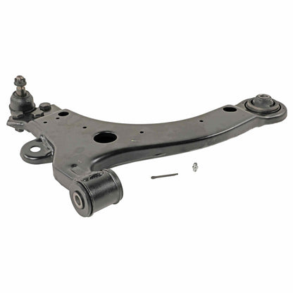 Moog Control Arm and Ball Joint Assembly:Driver Side,Steel,Black