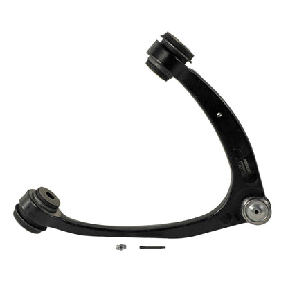 Moog Control Arm and Ball Joint Assembly:R-Series, Steel, Black, Cadillac