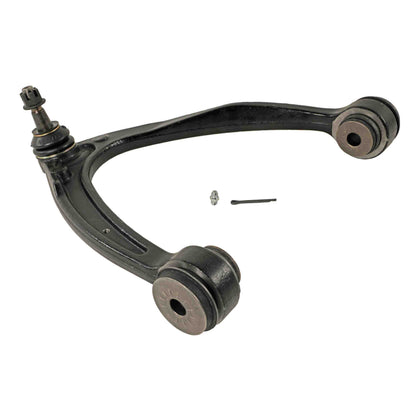 Moog Control Arm and Ball Joint Assembly:R-Series,Steel,Black