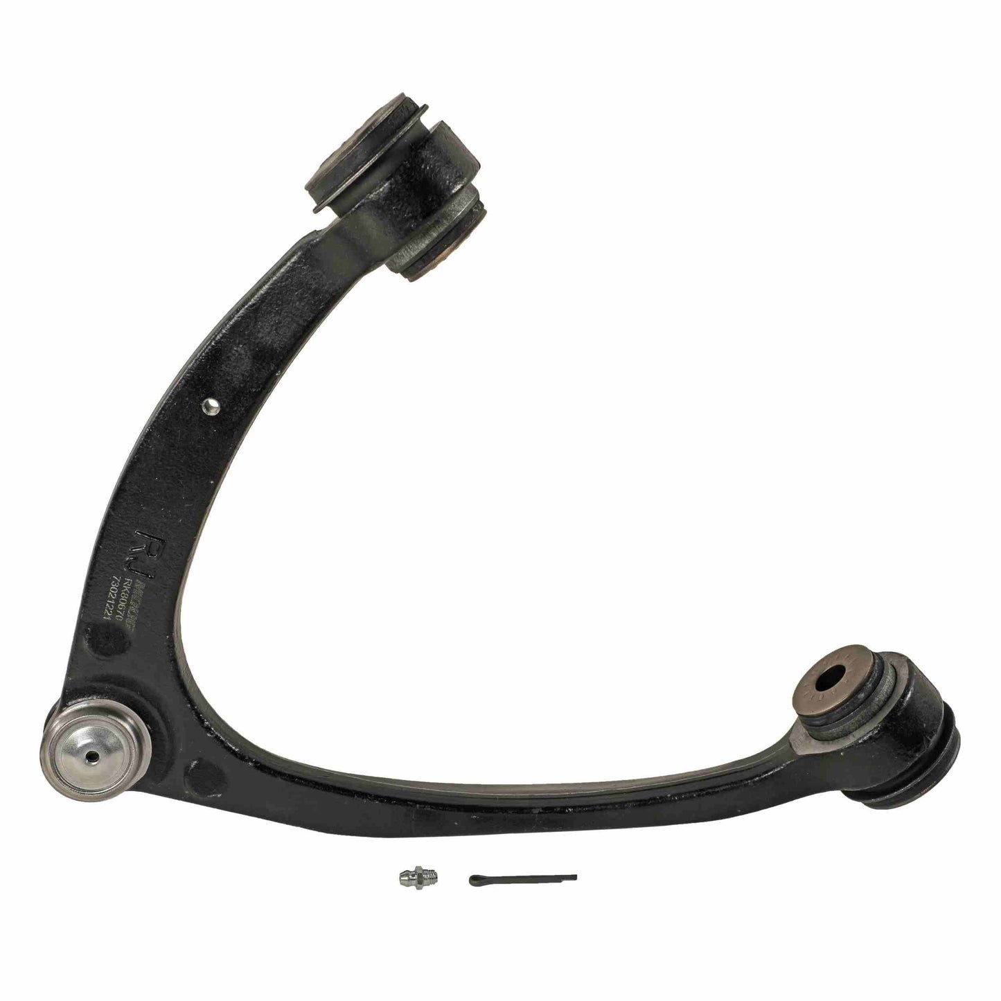 Moog Control Arm and Ball Joint Assembly:R-Series,Steel,Black